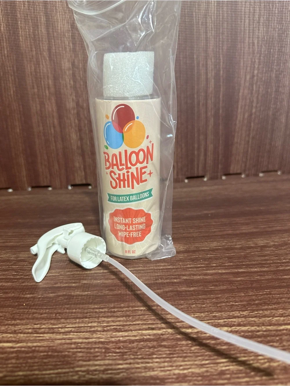 Instant Shine for Latex Balloons - White